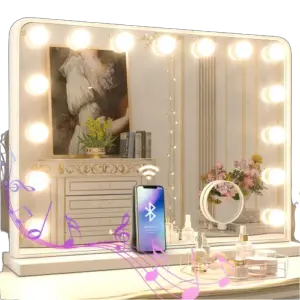 Keonjinn LED Bluetooth Bathroom Vanity Mirror